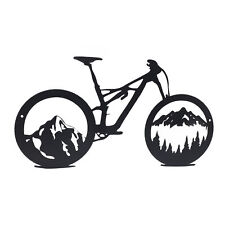 JY Metal Bike Wall Art Exquisite Fashionable Shatterproof Mountain Forest Bicycl