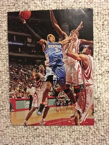 Allen Iverson signed Magazine Page 76ers Nuggets Auto - Picture 1 of 1
