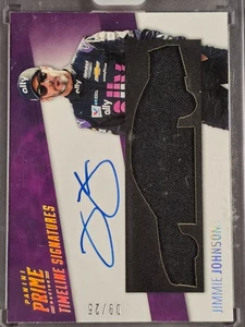 2019 Panini Prime Racing Timeline Signatures Jimmie Johnson 09/25 Holo - Picture 1 of 2