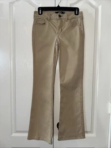 Hollister Damen Mid Rise Boot Khaki Hose Größe W 25 L - Bild 1 von 13