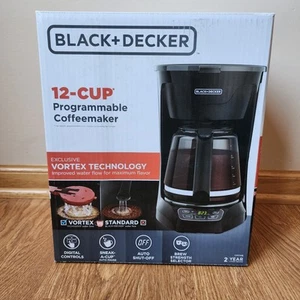 Kaffeemaschine Black & Decker Programmierbar 12 Tassen Kapazität Wirbel Technologie Neu - Bild 1 von 7