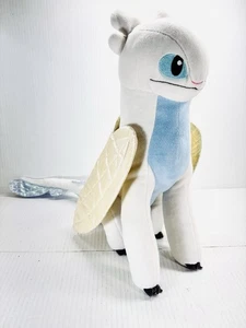 Universal Studios How to Train Your Dragon Light Fury Plush Toy 15" 2019 HTF - Picture 1 of 8