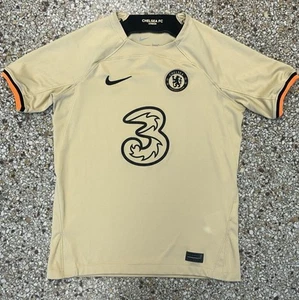 Chelsea FC '22-'23 Third Beige Nike Fußball Football Club London Jungen JUGEND LARGE - Bild 1 von 15