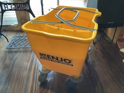 ENJO CLEANING BUCKET ON WHEELS EXCELLENT CONDITION FREE SHIPPING - image 1 of 4