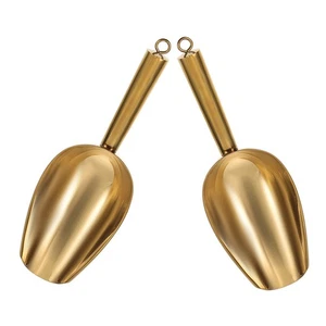  2 Stück Küche Eisportionierer Buffet Kanister Schaufeln Lebensmittel Edelstahl - Bild 1 von 20