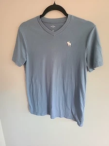 Abercrombie Kids Youth T-Shirt Tee Short Sleeve XL Blue A & F Clean - Picture 1 of 5