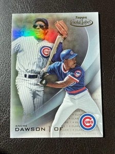 Tarjeta de béisbol paralela Andre Dawson 2016 Topps Gold Label clase 1 #71 - Imagen 1 de 2