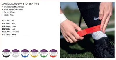 Cawila Socktape Stutzentape Fußball Soccer Training Zubehör Tape Schoner Sport