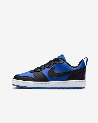 Scarpe Nike Court Borough Low Recraft per bambini più grandi in Royal Nero UK5.5 EU38.5