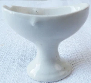 OEILLERE ou RINCE-OEIL FAIENCE BLANCHE 5 cm - Picture 1 of 1