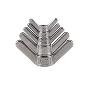 DIN315 Wing Nuts M6 M8 M10 M12 M14 M16 M18 M20 M24 304 A2 Stainless Steel Nuts - Picture 1 of 5