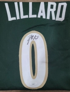 Damian Lillard / Autographed Milwaukee Bucks Custom Basketball Jersey / COA - Picture 1 of 2