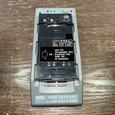 Sima PowerMax SPM7 Auto Selección Cámara Videocámara Descargador de Batería Reacondicionador Foto 1 de 4
