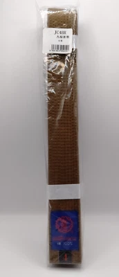 Cinturón KUSAKURA Hayakawa Fibras Judo Cha Obi Marrón No.4 JC4BR 108.3 pulgadas Nuevo Japón Foto 1 de 4