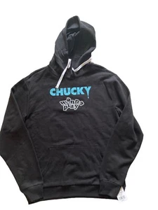 Chucky Hombre Mediano Chucky "Wanna play" Polar Sudadera con Capucha NUEVO - Imagen 1 de 6