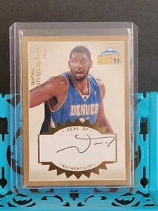 2003-04 Fleer Skybox Autographics Jerseygraphics Gold Nuggets Nene 39/50 - Picture 1 of 2