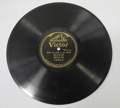 STERLING TRIO-In The Sweet Bye And Bye & PEERLESS QUARTET- Rainbow from USA 78 - Image 1 of 3