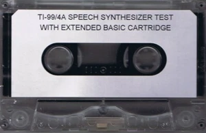 TI-99/4A TEST YOUR SPEECH SYNTHESIZER PHP1500  USING THIS CASSETTE TAPE - Picture 1 of 1
