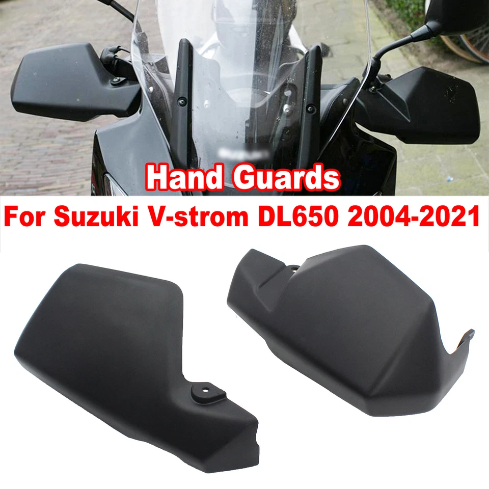 For Suzuki V-strom DL650 Handguards Hand Guard Shield Protector Black 2004-2024 - Image 1 of 4