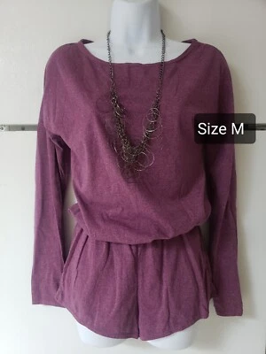 Mono mameluco de moda para mujer color púrpura talla mediana ¡NUEVO! Foto 1 de 4