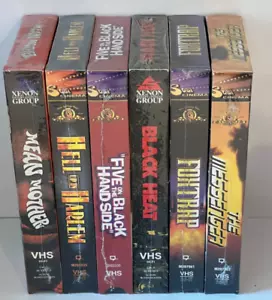 Lot of 6 Blaxploitation New Vhs Soul Cinema - Picture 1 of 10