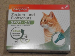 BEAPHAR 13848 Zecken- und Flohschutz SPOT-ON 3x0,8ml, für Katzen - Bild 1 von 1