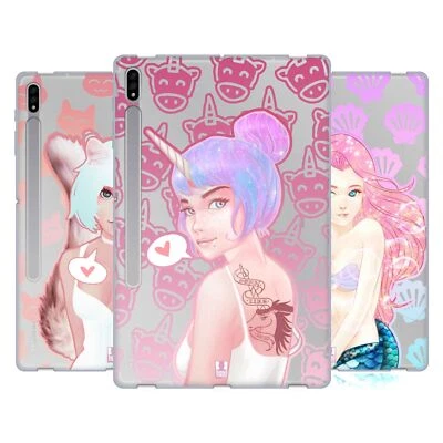 HEAD CASE DESIGNS KAWAII FANTASY GIRLS SOFT GEL CASE FOR SAMSUNG TABLETS 1 - Image 1 of 4