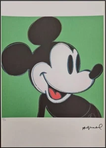 ANDY WARHOL * Mickey Mouse * signed lithograph * Kunstdruck * limited # xx/125 - Bild 1 von 9