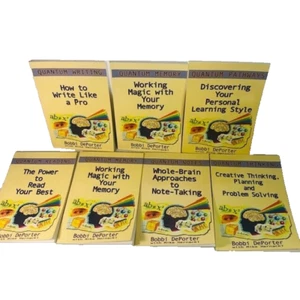 7 Lot Quantum Learning Notes Writing Memory Reading Bobbi DePorter 2000 - Picture 1 of 18