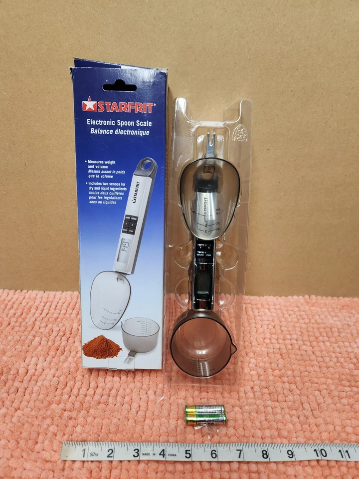 Starfrit Electronic Spoon Scale 300g Capacity Measures Weight & Volume Digital - Image 1 of 4