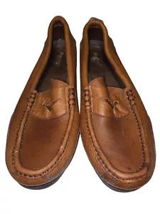 Dunham Ruggards Größe 14D hellbraune Leder Slipper Halbschuhe - Bild 1 von 7