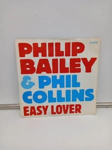 PHILIP BAILEY AND PHIL COLLINS EASY LOVER 2 Track 7" Single Picture Sleeve 45rpm - Picture 1 of 7