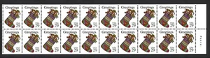 US Scott #2872a 29¢ Christmas Stocking MNH folded bklt pane of 20 - 1994 - Picture 1 of 1