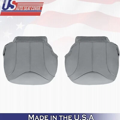2001 2002 para GMC Yukon XL SLT SLE conductor pasajero parte inferior cubiertas de cuero gris Foto 1 de 4
