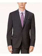 36s Bar III Performance Slim Fit Stretch Gray Dual Vent Wool Suit 30 Oc9