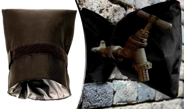 Cubierta de grifo exterior invierno escarcha chaqueta aislamiento grifo de jardín **PROMOCIÓN** Foto 1 de 1