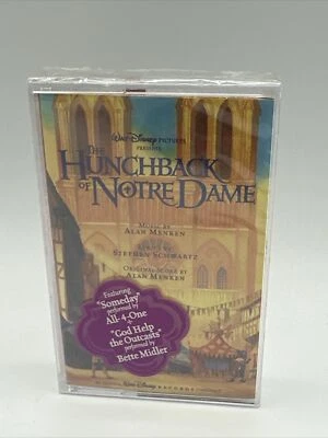 The Hunchback of Notre Dame 1996 Cassette Alan Menken Walt Disney SEALED NOS - Image 1 of 4