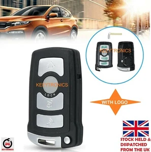 4 BUTTON FOB CASE FOR BMW 7 SERIES E65 E66 E67 E68 REMOTE KEY 2001-2008 +LGO 112 - Picture 1 of 5