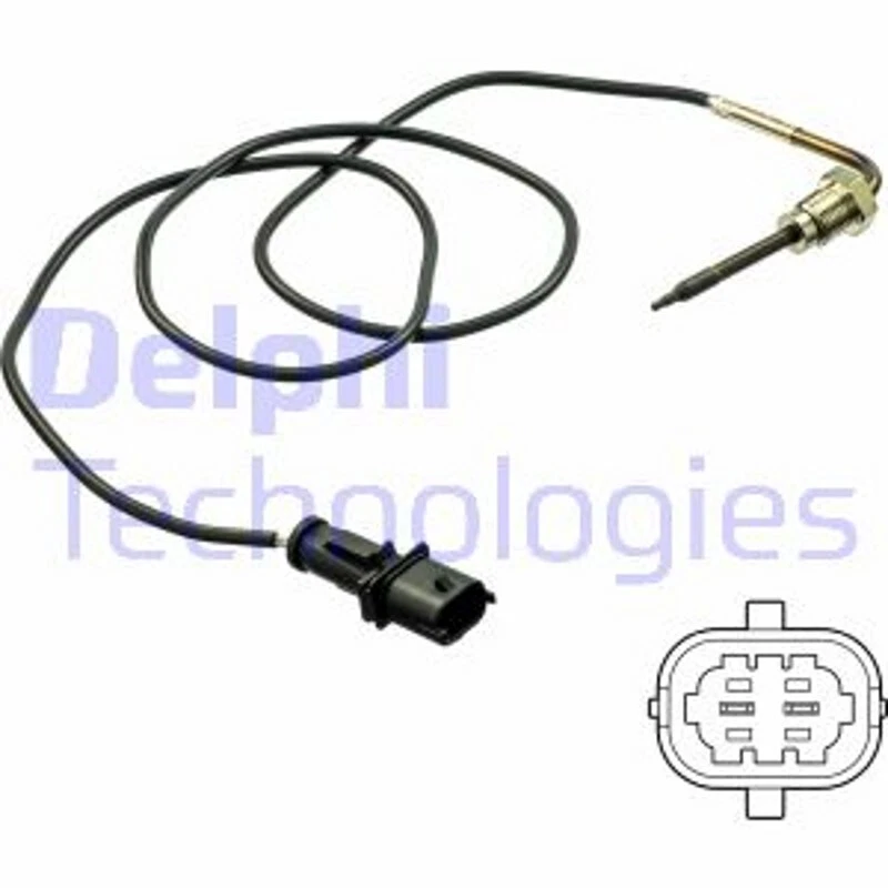 DELPHI Sensor De Temperatura De Escape Para Fiat Stilo Multi Wagon 192 192 - Imagen 1 de 1