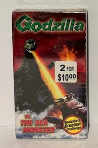 GODZILLA vs. THE SEA MONSTER Challenge VHS GoodTimes Release Vtg 1996 NEW! - Picture 1 of 2