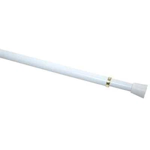 The Classic Touch Adjustable Tension Curtain Rod 18-28 Inches White - Picture 1 of 1
