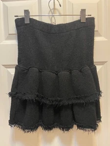 Zara Knit Skirt, Black, S - Picture 1 of 2