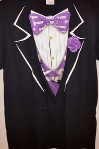 New BALTIMORE RAVENS TUXEDO T SHIRT - Picture 1 of 1