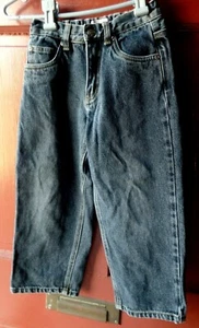 RELAXED PLC JEANS 100% Cotton Blue Distressed Denim Jeans Size 5 - Picture 1 of 6