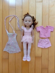 Melissa und Doug Victoria Puppe Mine to Love Ballett mit Pyjama und Strickkleid - Bild 1 von 6