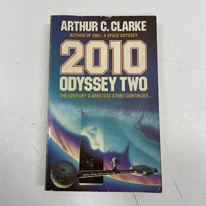 Libro de bolsillo de novela retro vintage 1983 2010 Odyssey Two Space Clarke - Imagen 1 de 7