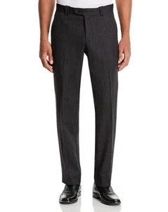NUEVOS PANTALONES BLOOMINGDALES PARA HOMBRE TIENDA GRIS CARBÓN 100% LANA CORTE CLÁSICO 36X34 - Imagen 1 de 3