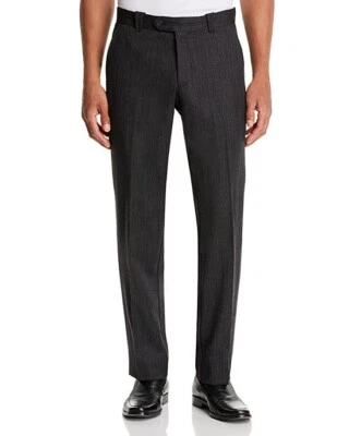NEW BLOOMINGDALES MENS STORE CHARCOAL GRAY 100% WOOL CLASSIC FIT PANTS 36X34 - Image 1 of 3