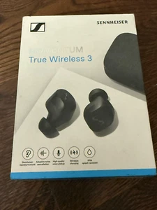 *SENNHEISER* Momentum True Wireless 3 Earbuds in Black OPEN BOX - Picture 1 of 4