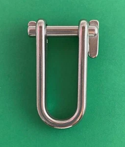 Stainless Steel 316 Key Pin Shackle 6mm (1/4") Marine Grade - Picture 1 of 6
